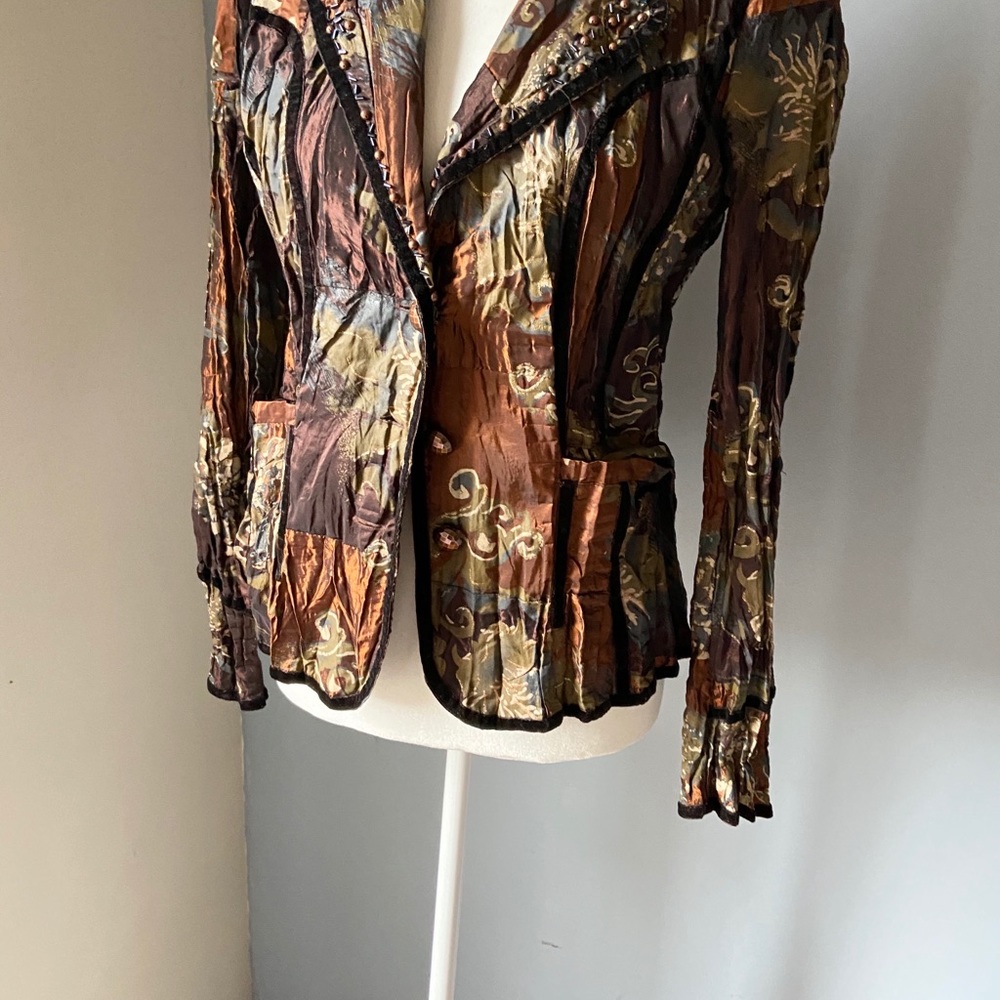 Alberto Makali Blazer unique fabric small
